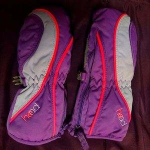 Head kid ski gloves small